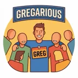 gregarious — sociable, fond of company